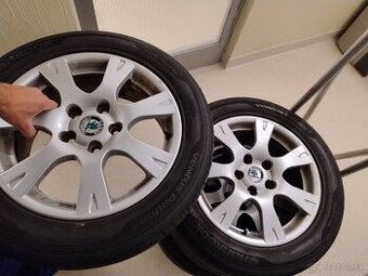 Alu disky pneumatiky r16 originálne škoda