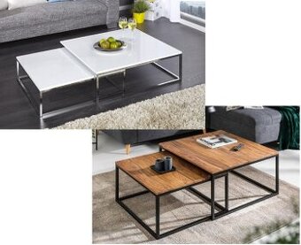 Pozor čitaj - Konferenčný stolík New Elements 2 ks a 2 farby - 1