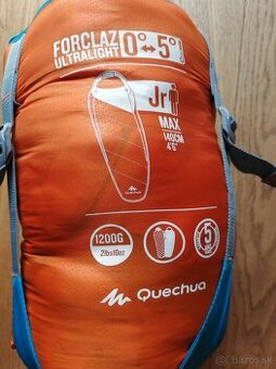 Detsky spacak Forclaz Ultralight do 0°