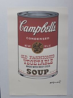 Andy Warhol  –  Plechovka Campbells