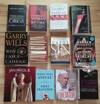 Predám knihy - katolícka cirkev, Vatikán, pápeži