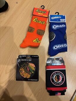 reeses, hershe..ponozky , pomady..- dovoz z usa