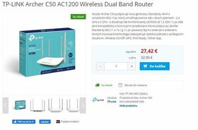 TP-LINK Archer C50 AC1200 Wireless Dual Band Router - 1