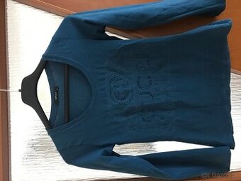 GUCCI smaragdove damske tricko S/M