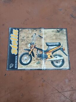 Mototechna plagát jawa stella