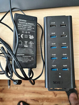 Predam USB hub/rozbocovac (IB-HUB1703-QC3) s ext. napajanim.