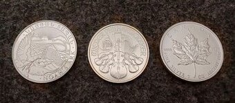 investičné mince z čistého striebra na predaj (súkromne)