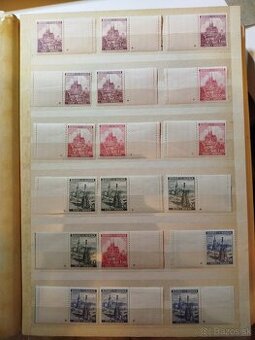 Protektorát Čechy a Morava - partia známok