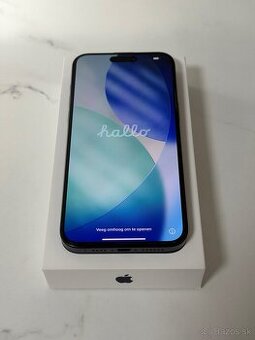 iPhone 15 PRO Max 256GB blue titanium TOP stav