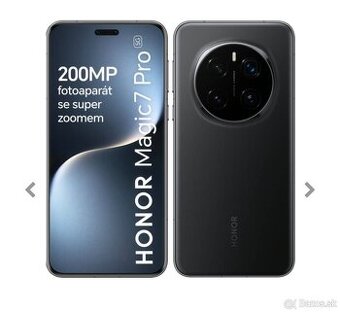 Honor magic 7 pro 16+16GB RAM a 1TB ROM - batéria 5850mAh