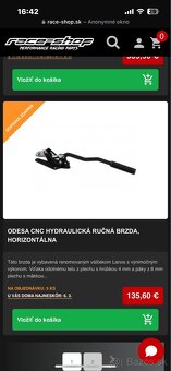 Predám hydraulicku ručnu brzdu DRIFT/Rally