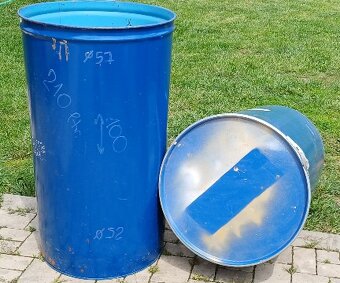 Plechový sud 210 ltr na zrno