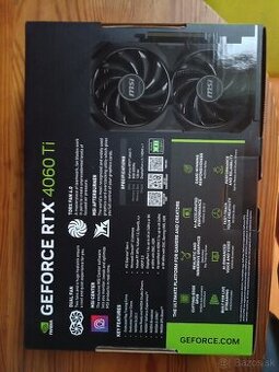 Nvidia GeForce RTX 4060 Ti VENTUS 2X OC 8GB GDDR6