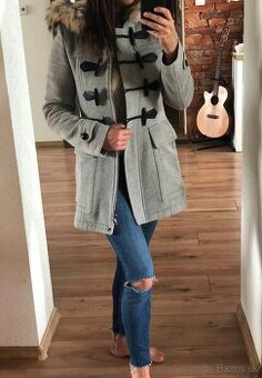 Damsky zimny vlneny kabat Burberry