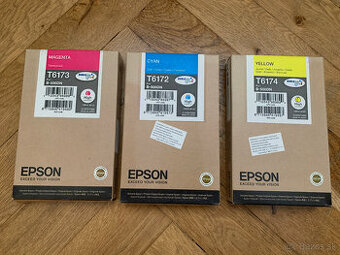 Predám farebné tonery tlačiareň Epson B-500DN