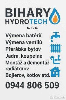 Hľadám fusky voda a kúrenie
