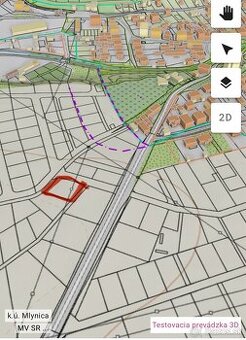 Pozemok na stavbu rodinného domu Mlynica