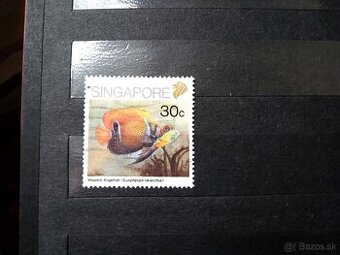 Poštové známky č.461 - Singapore - ryba