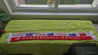 Fanúšikovský šál MŠK Raven Považská Bystrica 150 cm