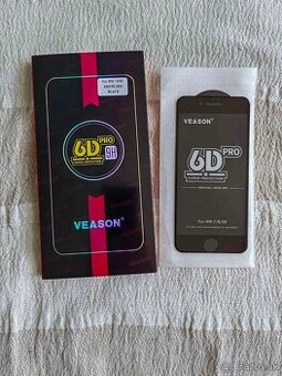 Ochranné sklo 5d na Iphone 7,8,SE 2020/2022 cierne