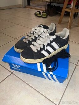 Adidas Campus Black  White - TOP stav - Veľkosť 44