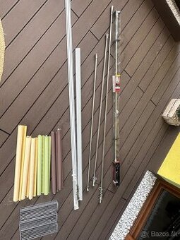 Garniž, koľajnica, rolety, poličky