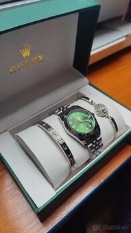 ✨ Rolex Submariner 1:1 - strieborný luxusný set ✨