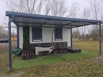 Mobilná unimobunka s terasou