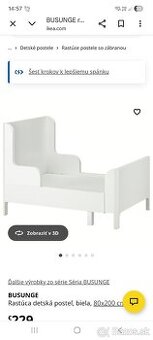 Detska rastuca postel