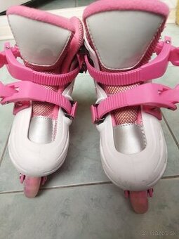 Dievčenské kolieskové korčule 28-31