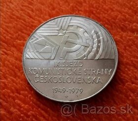 Strieborná minca 14 zjazd KSČ