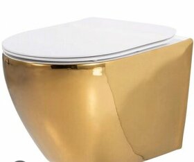 Závesné WC zlate - 1