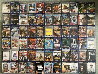 Predam mnoho hier na PS2 - GTA, Tekken, COD, MOH, GOW