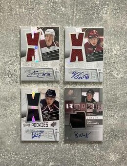 Hokejové podpísané auto karty NHL hráčov