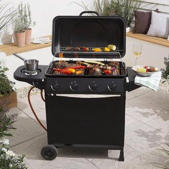 Záhradný plynový gril 5 horakov na pizzu a BBQ