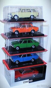 MOSKVIČ 427 , LADA 21011 , LADA 2103 , ŠKODA 110R , 1:24 ,