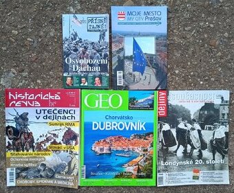 MIX NÁUČNÉ, HISTORICKÉ A CESTOVATEĽSKÉ ČASOPISY