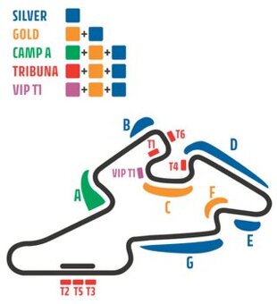2x Vstupenka - Moto GP Brno - GOLD (přírodní tribuna)