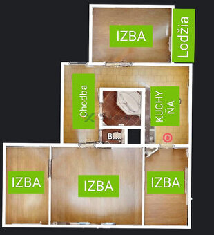 Predám 4 izbový byt - Ďumbierska