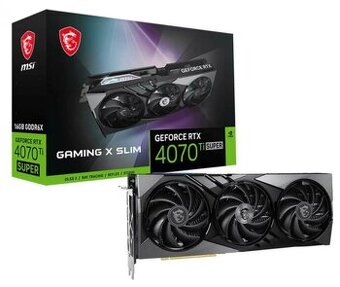 Predám grafickú kartu MSI RTX 4070 TI Super