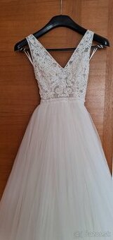 Svadobné šaty tylová sukňa