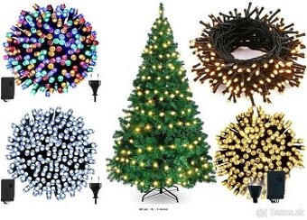 Vianočné LED svetielka – 100 LED, studená, teplá alebo viacf