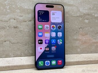 iPhone 16 Pro Max 256GB Black Titanium, 100%, 1 cyklus