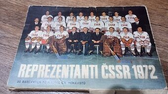 Pohľadnice repre hokej 1972