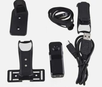 Nová kamera, mini športová s nadstavcami, nerozbalená