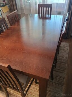 Stôl jedálenský okus stoličky