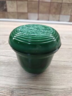 Malachitová dóza s vrchnákom- šperkovnica....