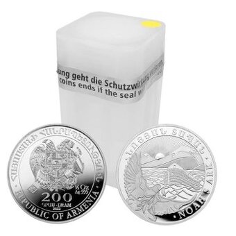 Investičné striebro Noah Arch tuba 20 kusov 1/2 oz. mince