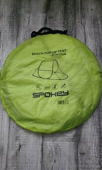 Spokey - Altus samorozkládací plážový paravan UV 40 - zelený