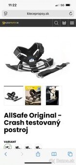 AllSafe Original - Crash testovaný postroj do auta